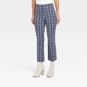 A New Day Blue Cropped Kick Flare Pants